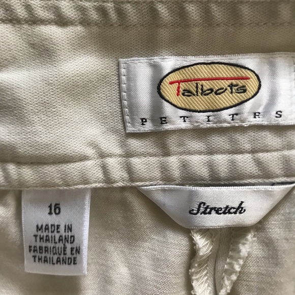 Talbots Petites Womens Stretch Side Zipped Trouser - Picture 3 of 9